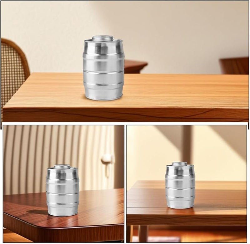 Tinplate Coffee Canister Airtight Barrel Shaped 100Mm X 148Mm For Ground Coffee Tea Sugar Flour - Image 3